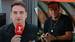 À esquerda, João Pualo Cappelannes, comentarista do Jogo Aberto, e à direita, o técnico Cuca. Foto Cappellanes: YouTube/ Canal Fala, Cap. Foto Cuca: Fernando Moreno/AGIF.