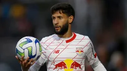 Juninho Capixaba, do Red Bull Bragantino, durante partida contra o São Paulo, pelo Brasileirão 2023 - Foto: Ari Ferreira/Red Bull Bragantino