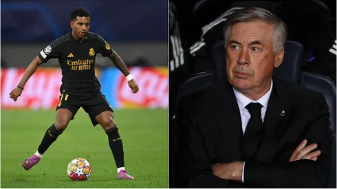 Rodrygo e Carlo Ancelotti – Foto 1: Stuart Franklin/Getty Images. Foto 2: Eric Alonso/Getty Images.