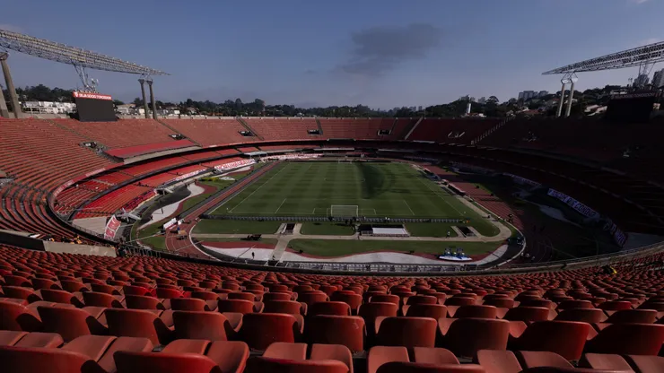 Estádio do São Paulo, o Morumbis, antes de partida contra o Palmeiras pelo Cmapeonato Paulista. Foto: Ettore Chiereguini/AGIF