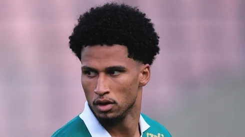 SP - BARUERI - 24/02/2024 - PAULISTA 2024, PALMEIRAS X MIRASSOL - Murilo jogador do Palmeiras durante partida contra o Mirassol no estadio Arena Barueri pelo campeonato Paulista 2024. Foto: Ettore Chiereguini/AGIF