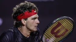 RJ - RIO DE JANEIRO - 23/02/2024 - RIO OPEN 2024 - O tenista brasileiro Thiago Wild durante partida contra o tenista Cameron Norrie na Quadra Guga Kuerten no Jockey Club Brasileiro, pelo Rio Open 2024 ATP 500, etapa do circuito mundial de Tenis. Foto: Marcello Zambrana/AGIF
