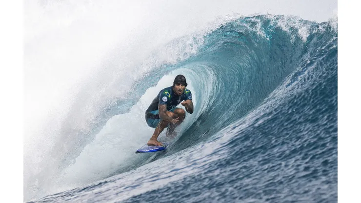 Gabriel Medina e Tati Weston-Webb foram protagonistas pelo Brasil nas finais do ISA Games, em Porto Rico e estarão nas Olimpíadas (Foto: Ryan Pierse/Getty Images)