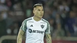 Eduardo Vargas jogando pelo Atlético Mineiro. O jogador chileno tem proposta para ser emprestado ao Fortaleza. Foto: Pedro Souza / Atlético
