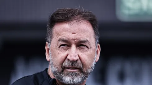 Augusto Melo antes do jogo do Corinthians na Neo Química Arena
