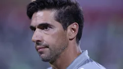 O treinador Abel Ferreira no Canindé em jogo do Palmeiras contra a Portuguesa, no Campeonato Paulista, no dia 28/02/2024.