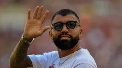 Gabigol durante a partida no Maracanã. Foto: Thiago Ribeiro/AGIF