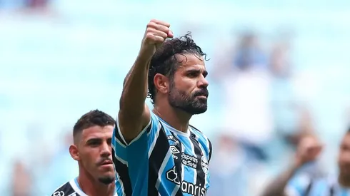Diego Costa marcou logo na estreia pelo Imortal. Foto: Lucas Uebel/Grêmio FBPA