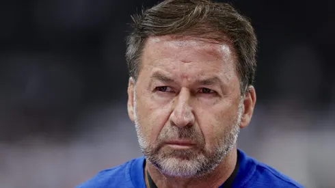 O presidente Augusto Melo na Neo Química Arena em partida do Corinthians contra a Ponte Preta no Campeonato Paulista, no dia 25/02/2024.