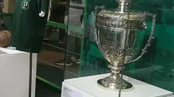A Taça Rio na Sala de Troféus, na arena Allianz. Foto: Cesar Greco/Palmeiras