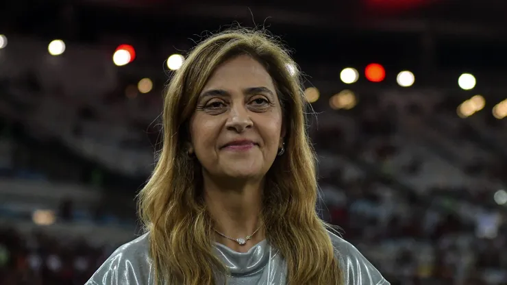 Leila Pereira assumiu a presidência do Palmeiras em 2022. Foto: Thiago Ribeiro/AGIF