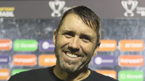 Eduardo Coudet em partida da Copa do Brasil de 2024