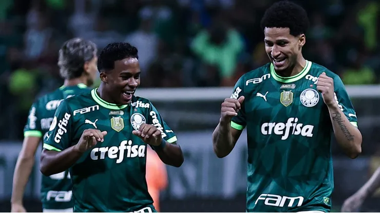 Murilo e Endrick do Palmeiras foram convocados para a Amarelinha. Foto: Fabio Giannelli/AGIF