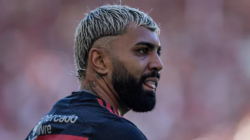 Gabigol, do Flamengo, durante partida contra o Volta Redonda, válida pelo Carioca 2024 - Foto: Thiago Ribeiro/AGIF