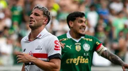MG - BELO HORIZONTE - 04/02/2024 - SUPERCOPA 2024, PALMEIRAS X SAO PAULO - Calleri jogador do Sao Paulo durante partida contra o Palmeiras no estadio Mineirao pelo campeonato Supercopa 2024. (Foto: Fernando Moreno/AGIF)