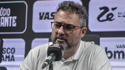 O diretor Alexandre Mattos nas apresentações oficiais de Adson, Galdames, Keller e Victor Luís, no dia 06/02/2024.
