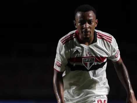 São Paulo comunica que lateral Welington teve diagnosticado uma lesão ligamentar no tornozelo