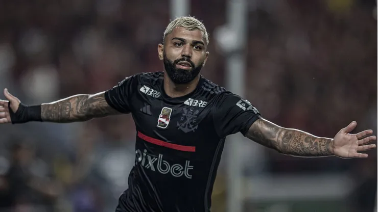 Gabigol em partida do Campeonato Carioca 2024
