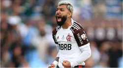 Foto: Buda Mendes/Getty Images - Gabigol comemorando gol