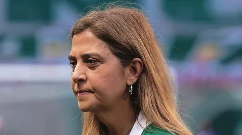 SP - SAO PAULO - 07/04/2024 - PAULISTA 2024, PALMEIRAS X SANTOS - FINAL - Leila Pereira presidente do Palmeiras durante partida contra o Santos no estadio Arena Allianz Parque pelo campeonato Paulista 2024.
