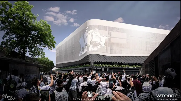 A intenção é que a construção da Nova Arena seja no local onde fica a Vila, para que demande menos tempo