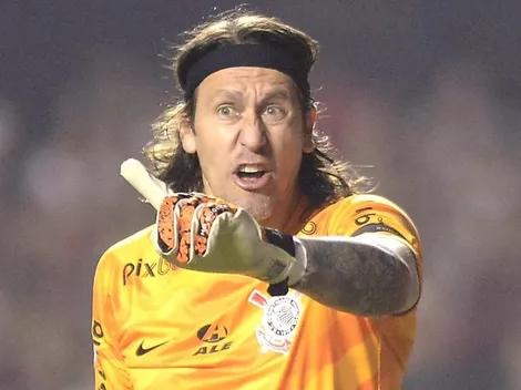 Cássio emociona com discurso no vestiário após vitória do Corinthians