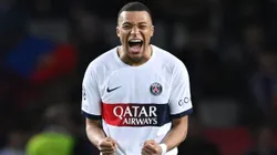 Mbappé em partida da Champions League pelo PSG (Foto: David Ramos/Getty Images)