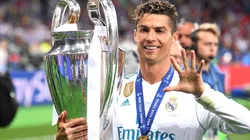 Cristiano Ronaldo comemorando título da Champions League (Foto: Laurence Griffiths/Getty Images)