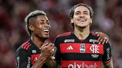 Bruno Henrique e Pedro são esperança de gols do Flamengo. Foto: Thiago Ribeiro/AGIF