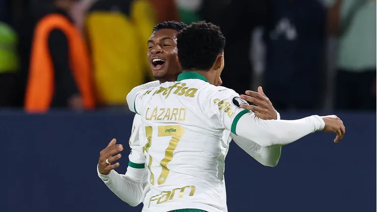Lázaro e Luis Guilherme brigam por vaga no time titular do Palmeiras contra o São Paulo - Foto: César Greco/Ag. Palmeiras