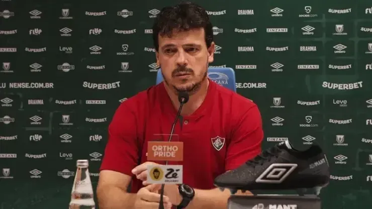 Foto: Lucas Merçon/Fluminense - Fernando Diniz falou sobre o momento conturbado do Fluminense