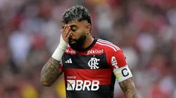 RJ - RIO DE JANEIRO - 22/10/2023 - BRASILEIRO A 2023, FLAMENGO X VASCO - Gabigol jogador do Flamengo durante partida contra o Vasco no estadio Maracana pelo campeonato Brasileiro A 2023. Foto: Thiago Ribeiro/AGIF