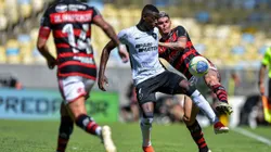 Luiz Henrique e Ayrton Lucas em Flamengo x Botafogo pelo Campeonato Brasileiro 2024