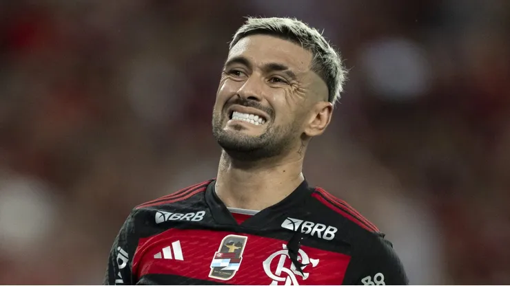 Arrascaeta no Maracanã na final do Campeonato Carioca entre Flamengo e Nova Iguaçu, no dia 07/04/20241.