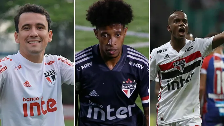 Pablo, Tchê Tchê e Helinho ainda têm percentual no São paulo - Foto: São Paulo FC