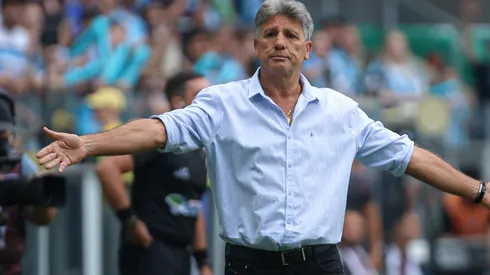 Renato Gaúcho em partida entre Grêmio x Juventude pelo Campeonato Gaúcho