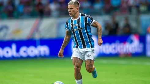 Soteldo jogador do Gremio durante partida contra o Bahia no estadio Arena Fonte Nova pelo campeonato Brasileiro A 2024. Foto: Jhony Pinho/AGIF