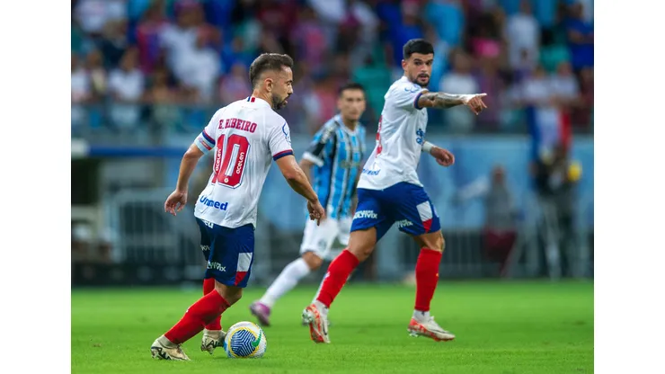 Everton Ribeiro jogador do Bahia durante partida contra o Gremio no estadio Arena Fonte Nova pelo campeonato Brasileiro A 2024. Foto: Jhony Pinho/AGIF