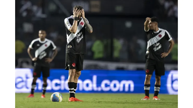 Vegetti jogador do Vasco lamenta durante partida contra o Criciuma no estadio Sao Januario pelo campeonato Brasileiro A 2024. Foto: Jorge Rodrigues/AGIF