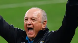 Felipão no comando do Grêmio, em 2021. Técnico está livre no mercado.
