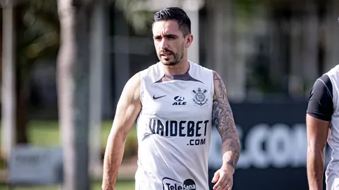 Igor Coronado em treino do Corinthians