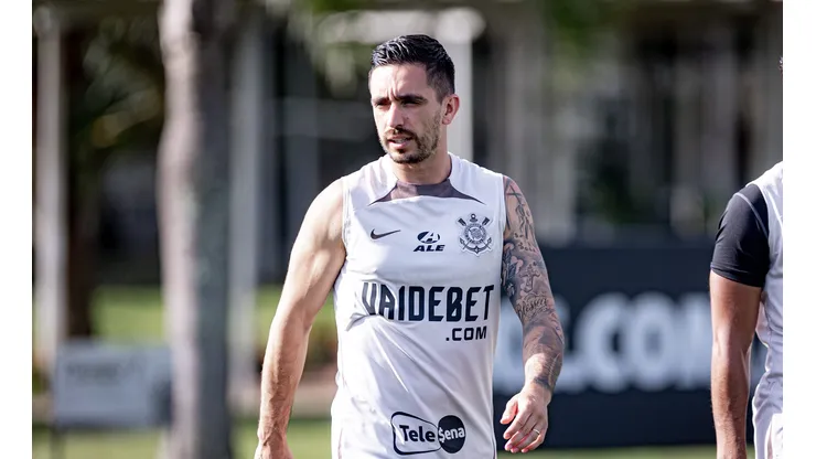Igor Coronado em treino do Corinthians