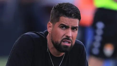 António Oliveira na Neo Química Arena durante partida entre Corinthians e Santo André, pelo Campeonato Paulista, no dia 02/03/2024.