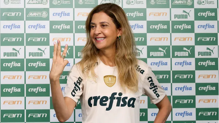 Crefisa de Leila Pereira ocupa o espaço nobre do uniforme do Palmeiras desde 2015 - Foto: Fabio Menotti/Ag. Palmeiras