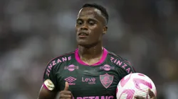 Jhon Arias comemora gols marcado diante do Corinthians. Foto: Jorge Rodrigues/AGIF