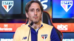 SP - SAO PAULO - 22/04/2024 - SAO PAULO, APRESENTACAO TECNICO LUIS ZUBELDIA - Luis Zubeldia e apresentado como novo tecnico do Sao Paulo. Foto: Marcello Zambrana/AGIF