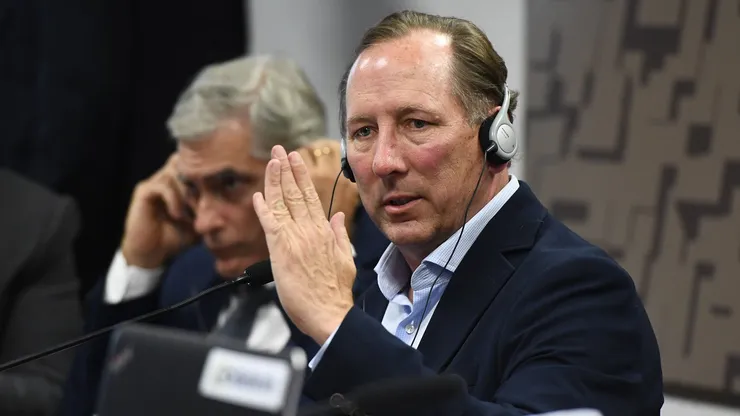John Textor atacou Palmeiras e Leila Pereira na CPI e deve ser suspenso nesta sexta-feira pelo STJD - Foto: Roque de Sá/Agência Senado