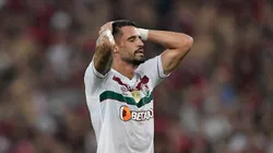RJ - RIO DE JANEIRO - 16/03/2024 - CARIOCA 2024, FLAMENGO X FLUMINENSE - Renato Augusto jogador do Fluminense durante partida contra o Flamengo no estadio Maracana pelo campeonato Carioca 2024. Foto: Thiago Ribeiro/AGIF