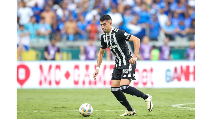 Battaglia jogador do Atletico-MG durante partida contra o Cruzeiro no estadio Mineirao pelo campeonato Mineiro 2024. Foto: Gilson Lobo/AGIF