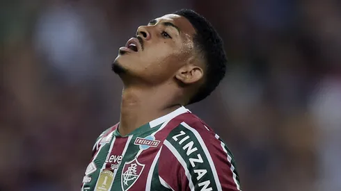 RJ - RIO DE JANEIRO - 29/02/2024 - RECOPA SUL-AMERICANA 2024, FLUMINENSE X LDU -John Kennedy jogador do Fluminense lamenta durante partida contra o LDU no estadio Maracana pelo campeonato Recopa Sul-Americana 2024. Foto: Alexandre Loureiro/AGIF